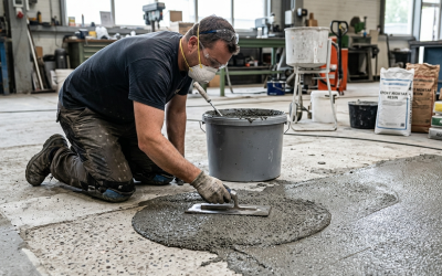 Epoxy Mortar (อีพ็อกซี่มอร์ต้า) วัสดุซ่อมแซมและปรับระดับพื้นคอนกรีตคุณภาพสูง แข็งแรงทนทานกว่าคอนกรีตทั่วไป ยึดเกาะดีเยี่ยม ทนต่อสารเคมีและแรงกระแทกได้ดีเยี่ยม