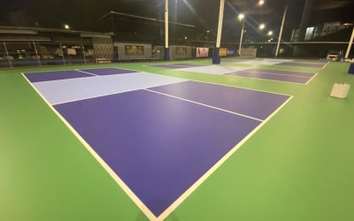 พื้นสนาม Pickleball แบบ PU (Polyurethane) หรือ PU Sport เจ็ดยอด เชียงใหม่