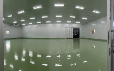 พื้น Pu โพลียูรีเทรน (POLYURETHANE) ห้องเย็นภายในโรงงานอุตสาหกรรม เชียงใหม่